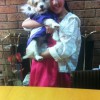 This photo of my dog, Nellie & I was taken a few years ago on my birthday