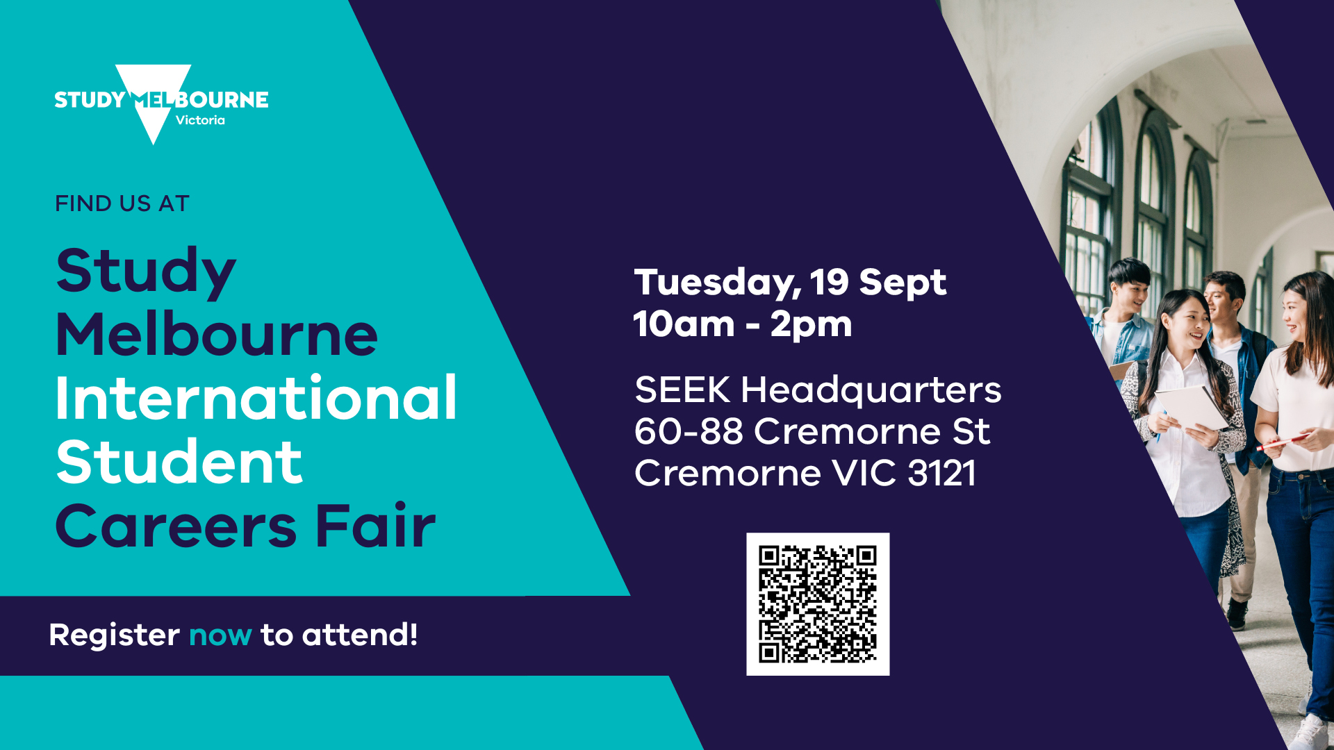 BHI Study Melbourne International Careers Fair Poster