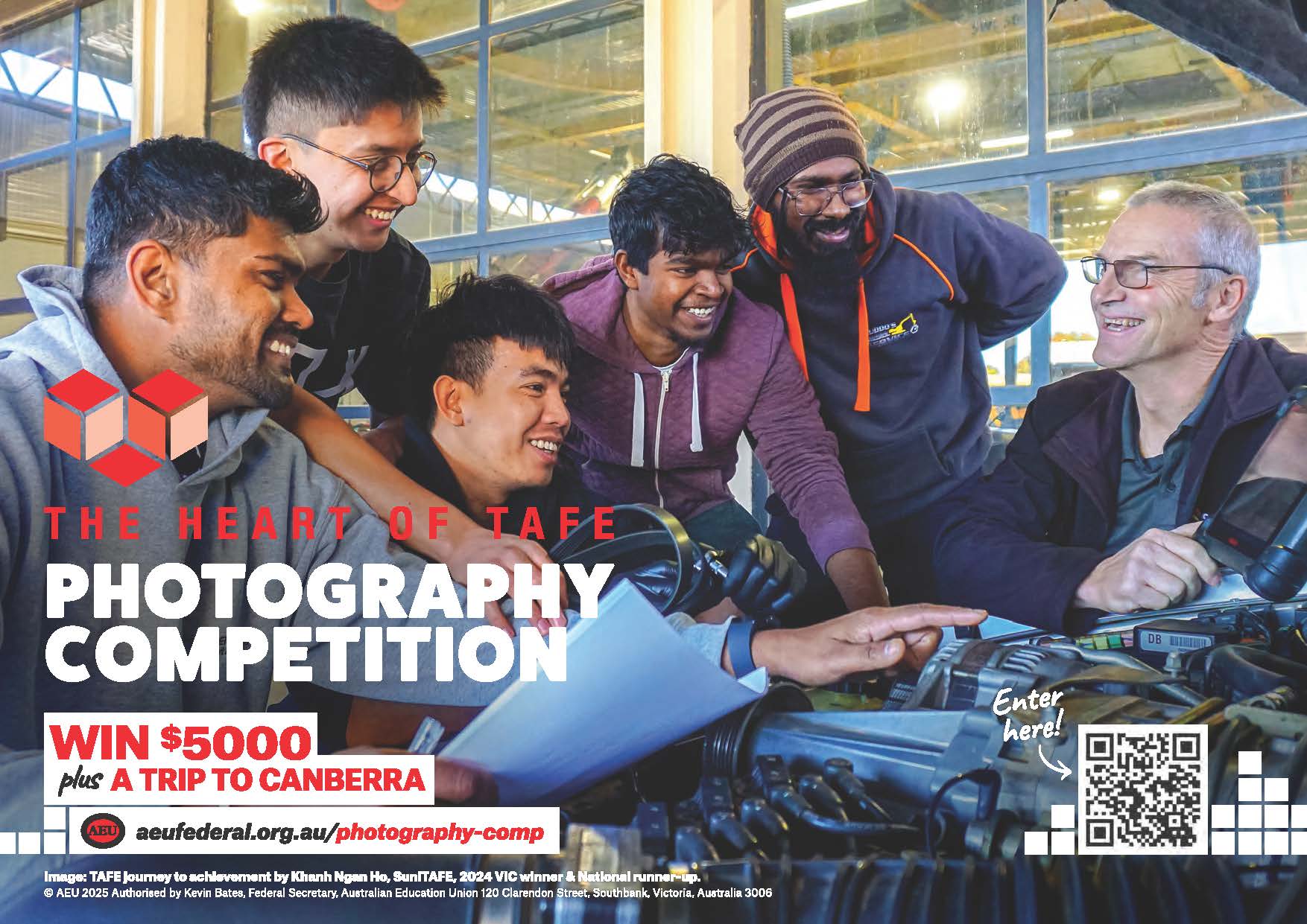 The heart of tafe poster