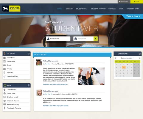 New look - StudentWeb 2.7