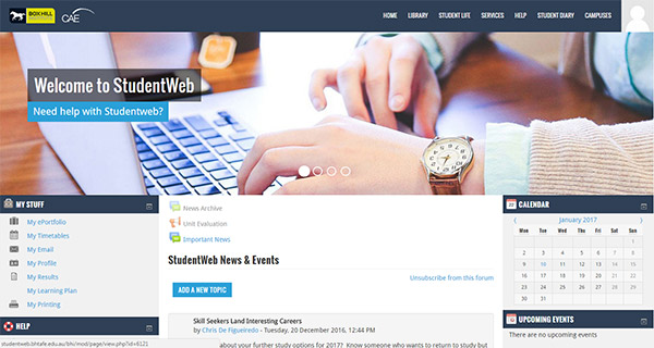 New StudentWeb