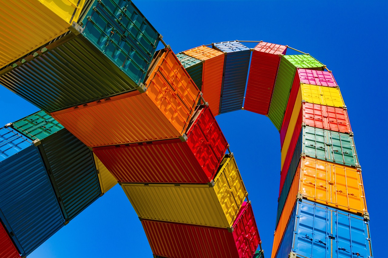 storage trade containers. Image by Valdas Miskinis from Pixabay